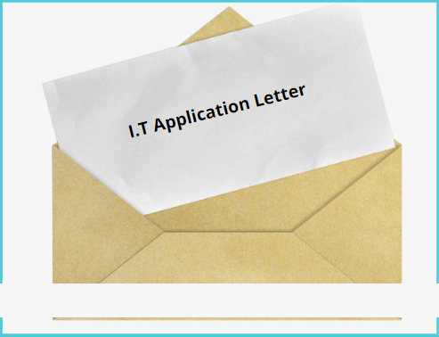 Industrial Training (I.T) Application Letter