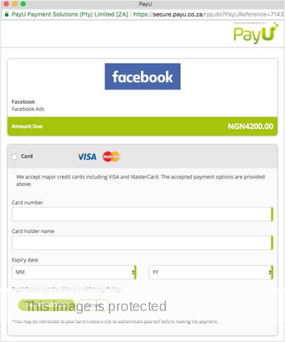 Prepaid Facebook Ads account with Mastercard