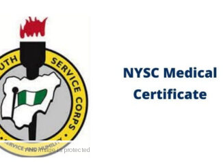 NYSC Medical Fitness Certificate