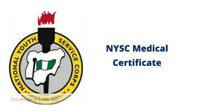 NYSC Medical Fitness Certificate