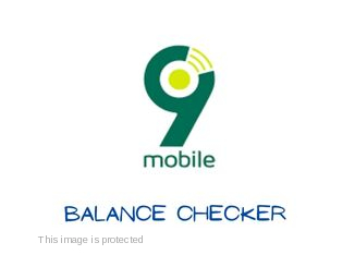 9mobile Airtime and Data Balance Checker