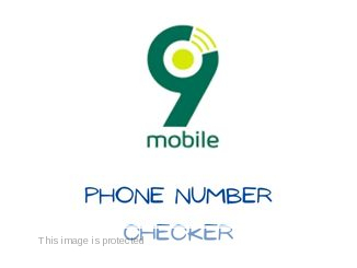 9mobile Phone Number Checker