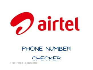 Airtel Phone Number Checker