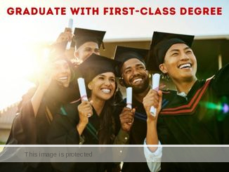 Graduate with a first-class degree