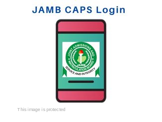 JAMB CAPS Login With Registration Number